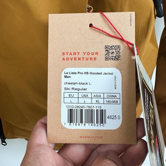 Brand New Mammut La Liste Pro HS Hooded Jacket (Men’s, Size L) - Picture 4 of 10